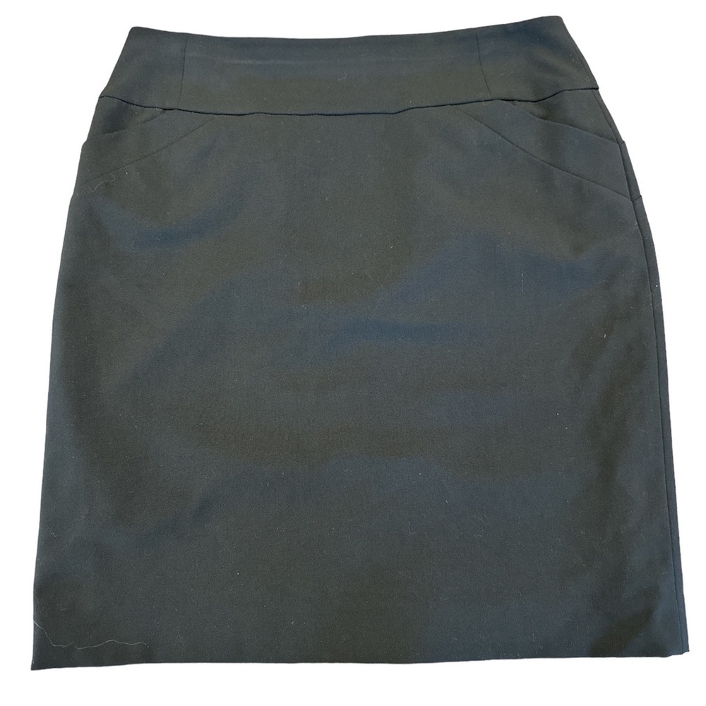 Calvin Klein Skirt 8P Black Very Good 2 Front Pockets